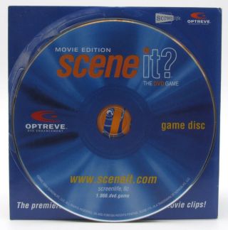 Scene It Movie Edition Replacement Dvd Disc Game Part Piece