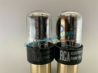 Rca 6sn7gtb Side " D " Getter Short Bottle Tubes Platinum Matched On At1000