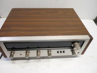 Vintage Pioneer Sx - 424 Am Fm Stereo Receiver Wood Case Repair Or Parts