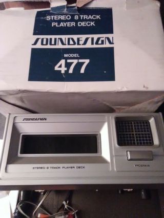 Mib Soundesign Model 477 Stereo 8 Track Player