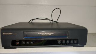 Panasonic Pv - 7450 4 - Head Omnivision Hifi Stereo Vcr Recorder (, No Remote)