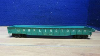 O Scale 2 Rail Brass Burlington Painted Gondola 13 1/4 " 596890