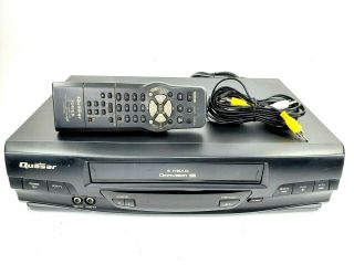 Panasonic Quasar Vhq - 40m Video Cassette Recorder 4 Head Vcr Vhs W/ Remote