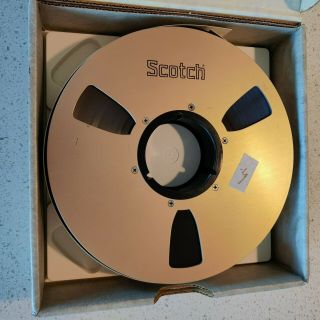 Two Mastering Tapes 3m Scotch Inch 2 " - 10.  5 " - Reel To Reel - Width 2 Inch