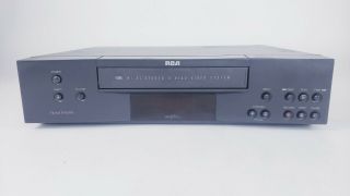 Rca Vr617hf Hifi Stereo Vcr Vhs Player Recorder No Remote Heads Cleaned