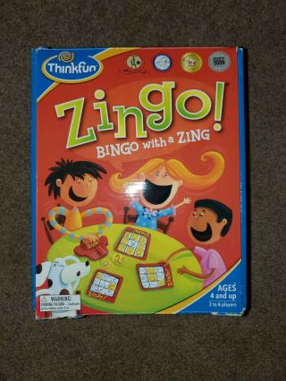 Thinkfun Zingo ‘bingo With A Zing’ Game - 100 Complete