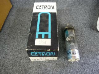 Three Cetron 872a Electron Tube.  Open Box