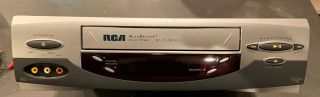 Rca Accusearch Four Head Hi - Fi Vcr Vhs Player Stereo W/remote