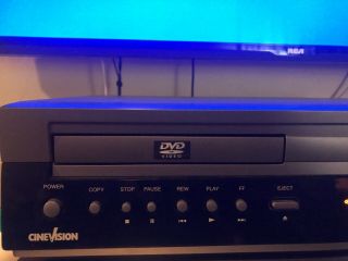 Cinevision Dvr1000 Dvd - Vcr Combo,  Vhs Player & Recorder,  No Remote