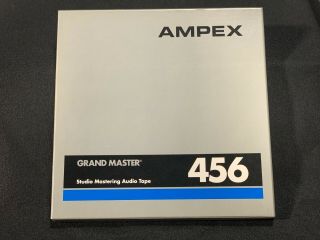 Ampex 456 Grand Master Audio Tape 456 - 17311j 1/4 " X 2500 Reel Tape