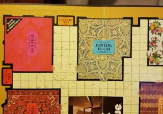 1979 Clue Game Board ONLY Parker Brothers 2