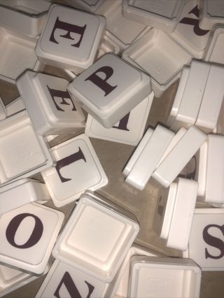 Upwords Board Game Replacement Letter Tiles Only 3