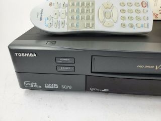 Toshiba M - 785 VCR VHS 4 Head Hi - Fi Player Video Cassette Recorder w Remote Cable 3