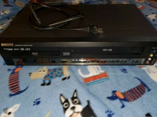 Philips Dvd740vr Dvd Vhs Combo Player Vcr No Remote Av Cable