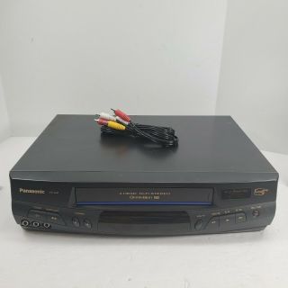 Panasonic Pv - 8451 Vhs Vcr Player 4 - Head Hi - Fi Stereo Video Cassette Recorder