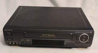 Sony Slv - Ax10 Vcr 4 - Head Hi - Fi Vhs Video Cassette Recorder Player
