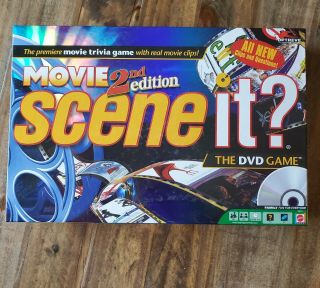 Scene It? Movie 2nd Edition Trivia Board Game Dvd Movie Clips No Dvd