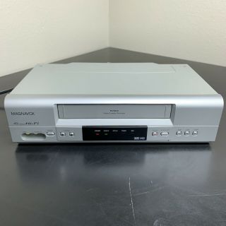 Magnavox 4 Heads Hi - Fi Mvr650 Video Cassette Recorder Model Mvr650mg/17