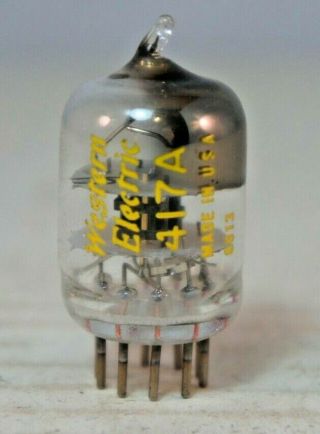 Western Electric 417a/5842 Audio Preamplifier Tube Test Good Guaranteed