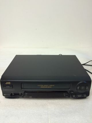 Jvc Hr - A42u Vcr 4 Head Hq Vhs Player Recorder Ultra Spec Drive