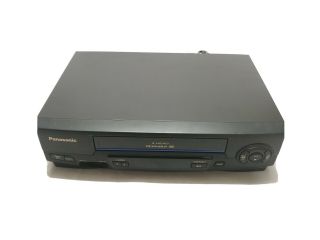 Panasonic Pv - V4021 4 - Head Omnivision Vhs Vcr Player Recorder No Remote