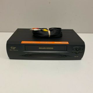 Philips Magnavox Vcr Vhs Player Vrx262at01 - And - No Remote