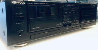 Kenwood Kx - W1060 Dual Cassette Deck Dolby Nr Dubbing