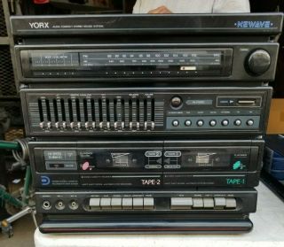 Yorx Newave Fm2210 - Stereo System Dual - Cassette Tape Deck