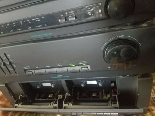 Magnavox AS305M record/cassette AM/FM radio Cd/Tv 200w Phillips Cinema Speakers 3