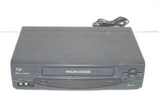 Philips Magnavox Vrz262at22 Vhs Player/recorder No Remote