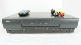 Rca Vr503a 4 - Head Vhs Vcr Video Cassette Recorder Player W/ Universal Remote
