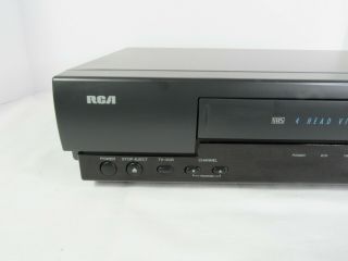 RCA VR503A 4 - Head VHS VCR Video Cassette Recorder Player w/ Universal Remote 2