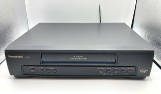 Panasonic Pv - 7401 - 4 Head Omnivision Vcr Vhs Player - - No Remote