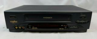 Magnavox Vcr Vru562at01 Video Cassette Recorder Vhs Player Eb - 4105