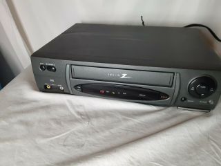Zenith Vcr210c Vcr With Remote Stereo Video Recorder 4 Head Hi - Fi Vhs Player