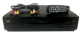 Vcr Rca Vr622hf W/ Remote 4 Head Hi - Fi Stereo Vhs Recorder With Av/ Rca Cable