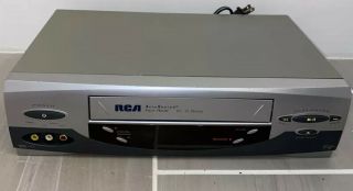 Rca Vr651hf Accusearch Four Head Vcr Hi - Fi Stereo Vhs Player No Remote