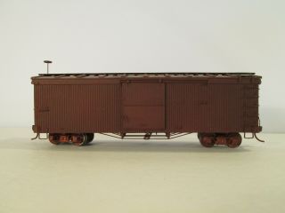 S Scale Sn3 Triangle Scale Models C.  &s.  / R.  G.  S.  Boxcar W/ Murphy Roof