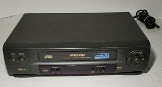 Samsung Vr8060 Vcr 4 Head Vhs Player No Remote Smoke Home