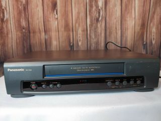 Panasonic Pv - 7450 Blue Line 4 - Head Omnivision Stereo Vcr Vhs Player No Remote