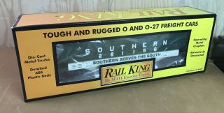 Mth Railking O Gauge Southern 4 - Bay Hopper Car With Coal Load 30 - 75145