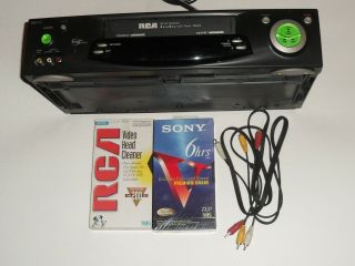 Rca Vr706hf Vcr Video Cassette Recorder 4 Head Hifi Stereo Vhs Player,  Tapes
