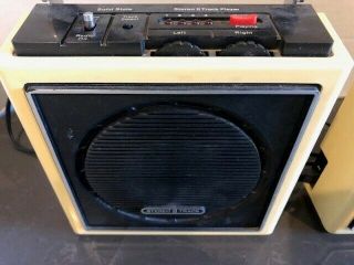 Vintage Sears Portable 8 Track Stereo Player With AM/FM Radio 3