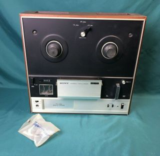 Sony Tapecorder TC - 355 3 Head Solid State Reel to Reel Tape Recorder Tape Deck 2