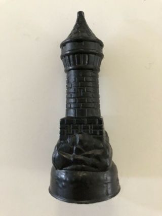 Vintage E.  S.  Lowes Anri Replacement Chess Piece Black Rook