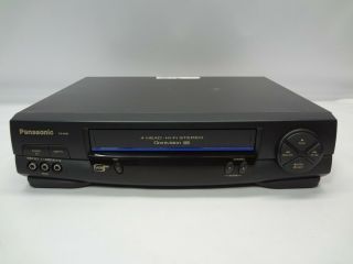 Panasonic Pv - 9451 Omnivision 4 - Head Hi - Fi Vhs Vcr Player Recorder No Remote