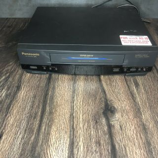 Panasonic Nv - Sd4060 Multi System Vcr.  No Remote,  Fully Functional,  Serviced.