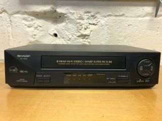 Sharp Vc - H810u Vhs Vcr,  Fully Functional,  With Remote