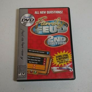 Family Feud 2nd Edition Interactive Dvd Board Game Show 2 Dry Erase Boards Incl.