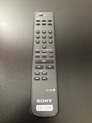 Sony Rm - R50 Remote Control For Cd/cdr Recorder Rcd - W1 Rcd - W3 -